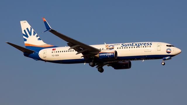 TC-SEN:Boeing 737-800:SunExpress